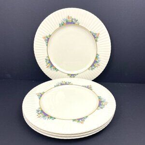 Set of 4 Lenox Rutledge Dinner Plates 11” – Made in USA Vintage Fine China USA